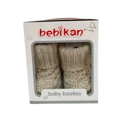 Botosei pentru bebe cu model bej