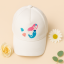 Cappellino per bambina bianco 48