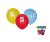 Palloncini con numero 5, mix di colori, 30 cm – set da 5 pz