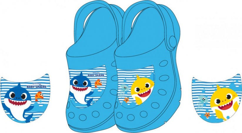 Papuci pentru copii saboti Baby Shrak