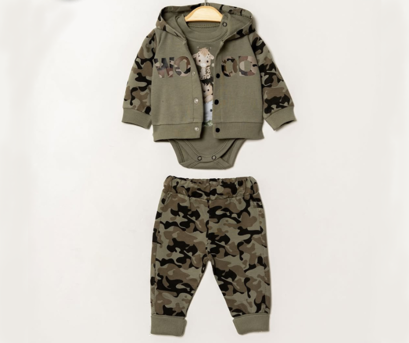 Compleu pentru copii hanorac, pantaloni, body Army