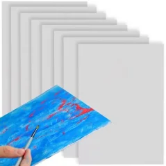 Malířské plátno na desce 30 × 40 cm 8 ks pro akryl a olej
