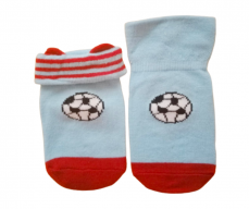 Dětské ponožky Fotbal 2 ks 0-6 m