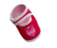 Dojčenské balerinky I love Dad