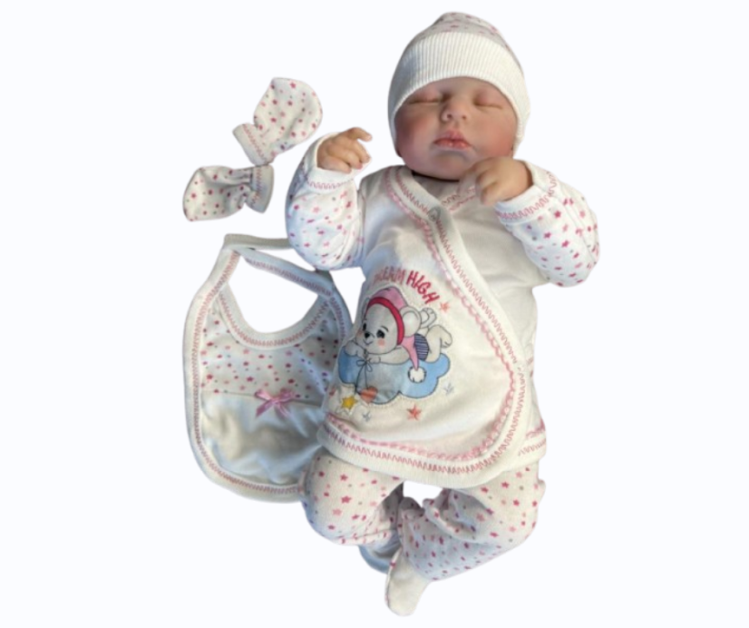 Set prima nascita Dream bianco-rosa 56