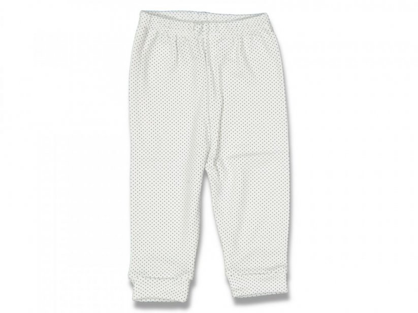 Pantaloni per neonati punti | bianco-blu
