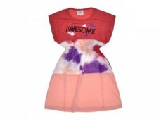 Farebné dievčenské detské šaty Awesome 110