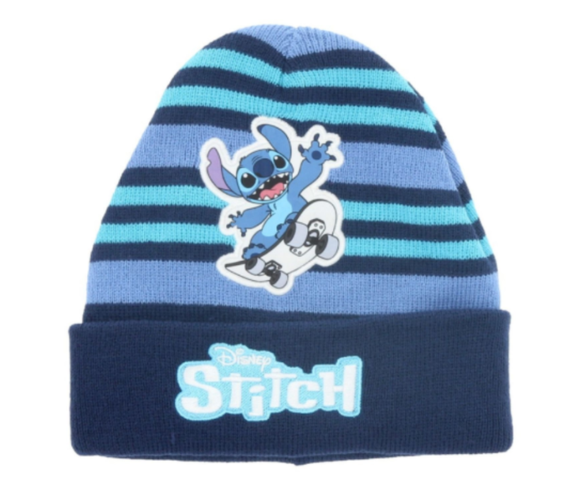 Dětská čepice Stitch tm. modrá 54