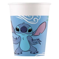 Papírové kelímky 200 ml, 8 ks–Stitch&Lilo