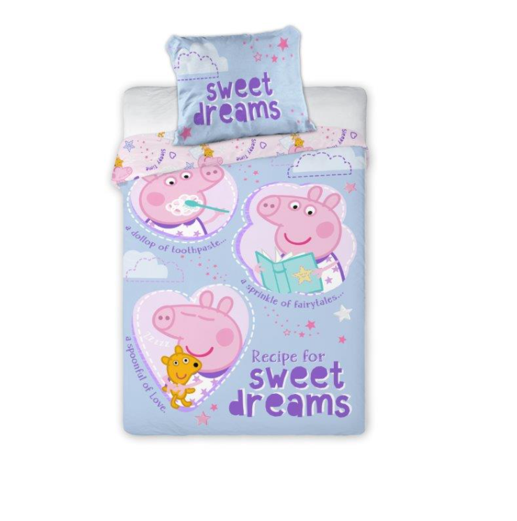 Biancheria da letto per bambini Peppa Pig