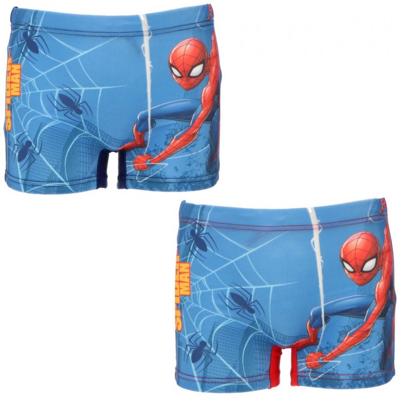Chlapčenské plavky Spiderman červené