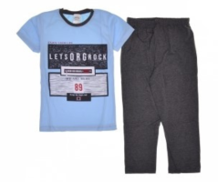 Pijama pentru băieți LET'S GROCK