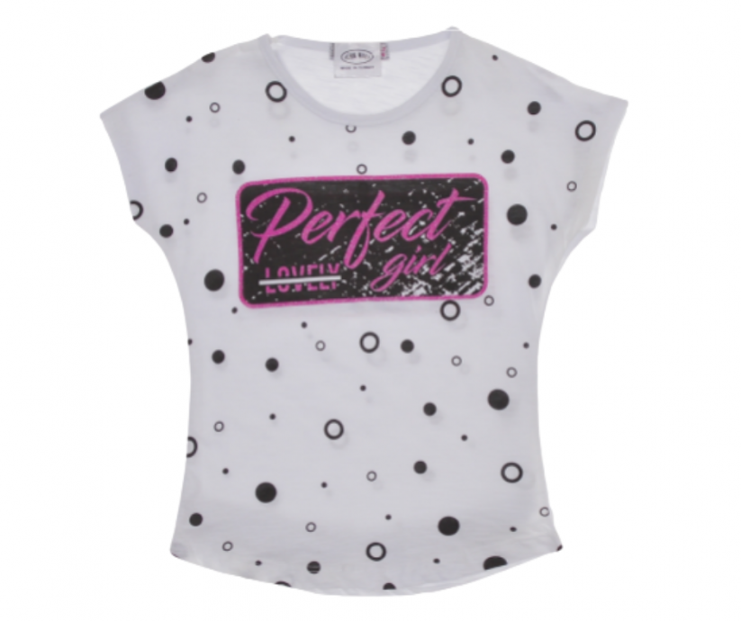 Dievčenské tričko krátky rukáv Perfect