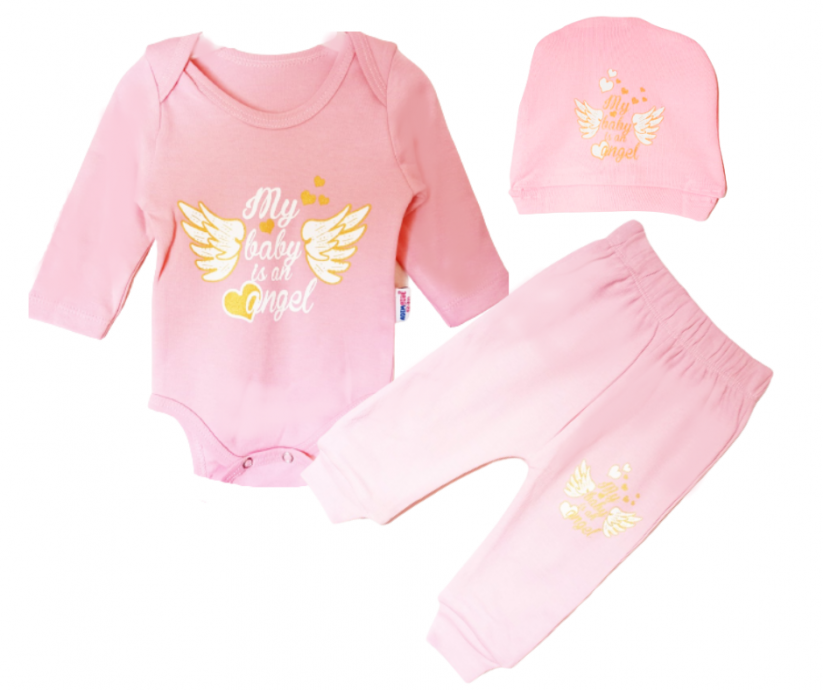 Set pentru bebeluși  Angels roz 74