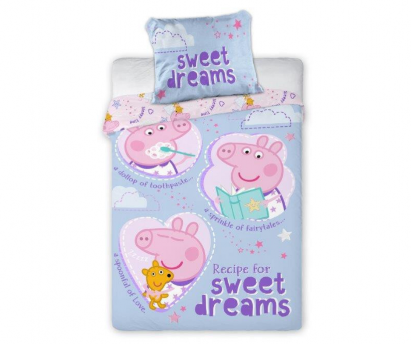 Biancheria da letto per bambini Peppa Pig