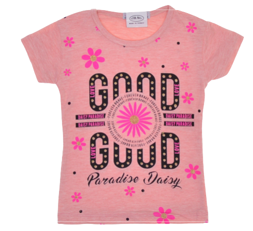 T-shirt originale a maniche corte Good | rosa
