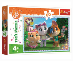 44Cats Puzzle 33 x 22 cm, 60 dílků