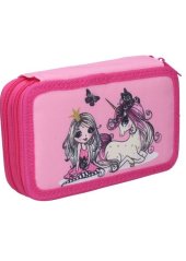 Dvoupatrový penál s výbavou Jednorožec