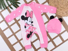 Dětská 2dílná souprava overal a čepice Minnie