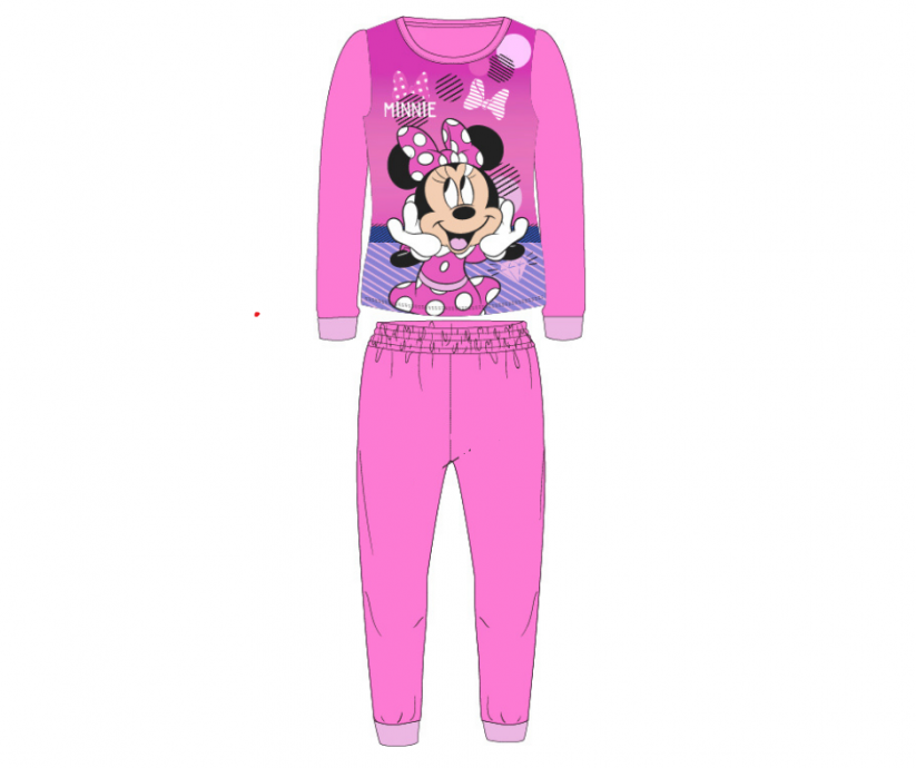 Pijama fleece Minnie roz