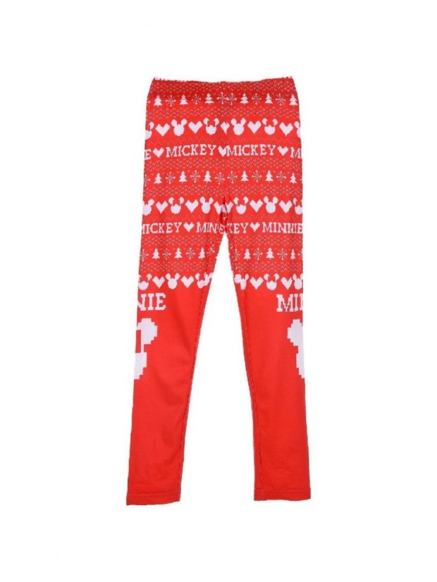 Dívčí legíny Minnie červené 122/128