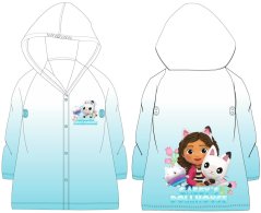 Dívčí pláštěnka Gabby’s Dollhouse modrá