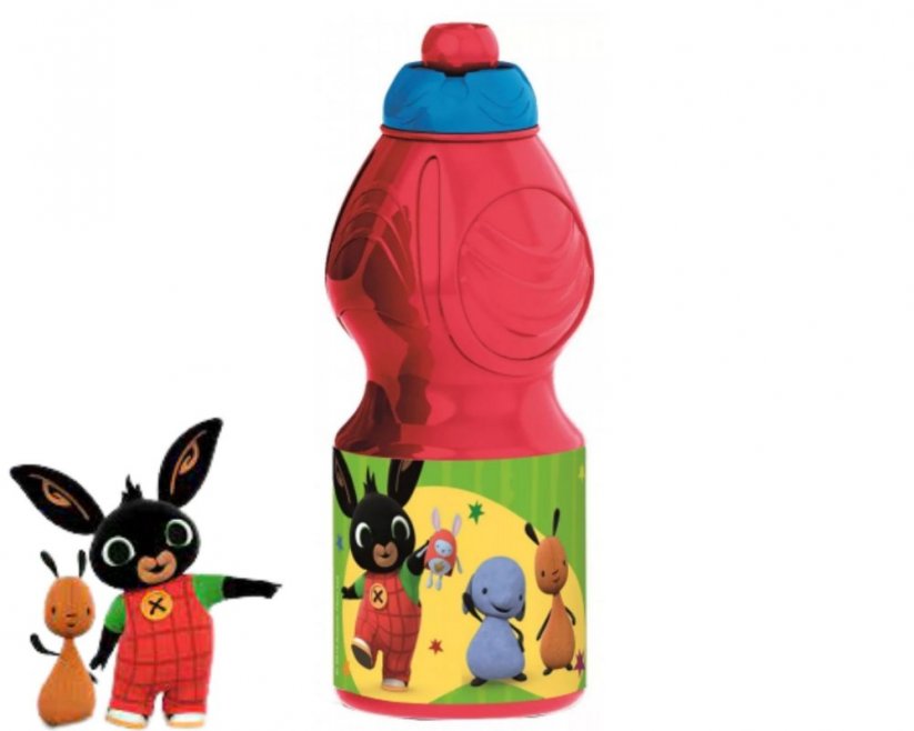 Dětská plastová sportovní lahev Bing 400 ml