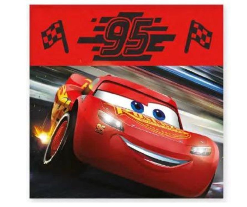 Asciugamano Cars 30*30