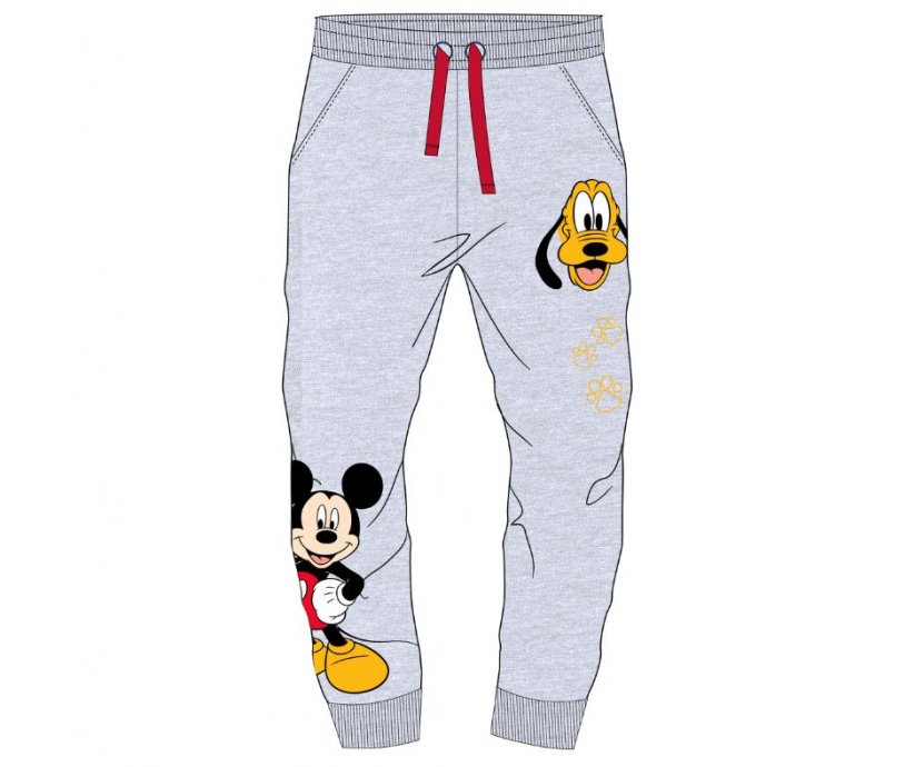 Pantaloni pentru copii Mickey gri