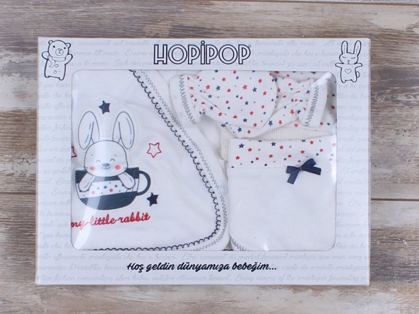 5 dílná kojenecká souprava Little Baby navy 56