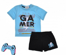 Chlapčenský letný set - súprava tričko a kraťasy GAMER