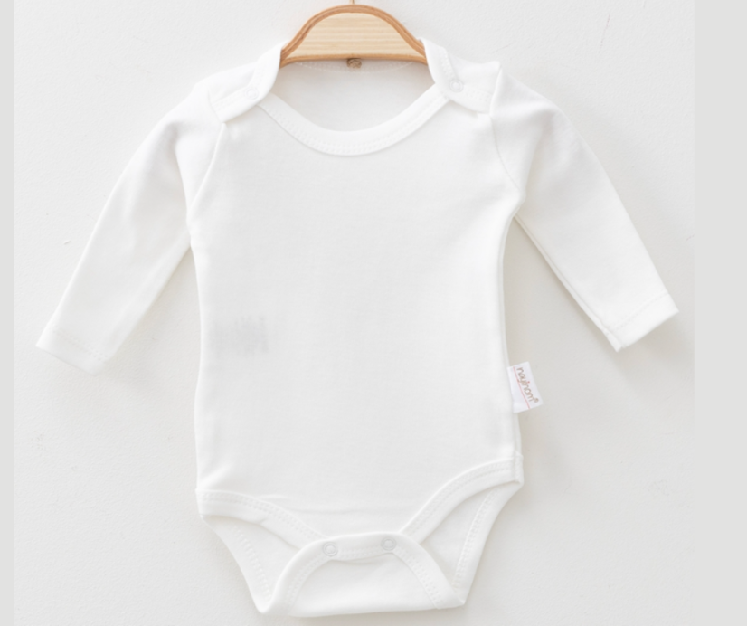 Body con manica lunga crem Baby