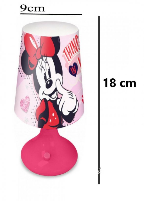 Lampadina da Comodino  LED Minnie Mouse 18x9 cm