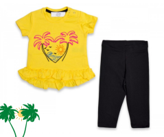 Set pentru fete tricou + colanti Relax