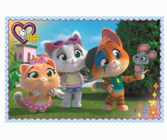 44Cats Puzzle 33 x 22 cm, 60 dílků