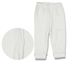 Pantaloni bentru bebelusi Buline alb-blue