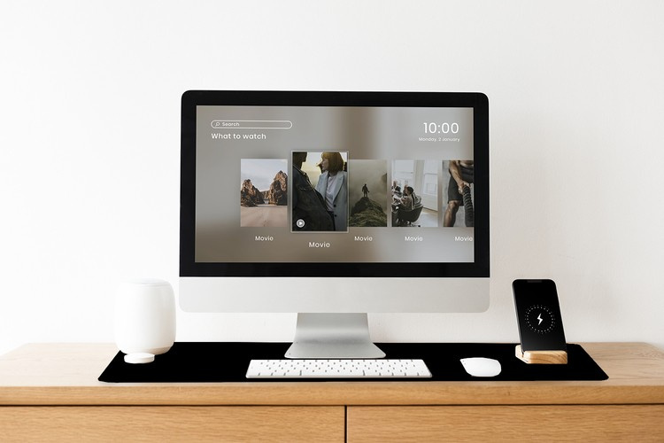 XXL podložka pod myš a klávesnici 90×45 cm – černá