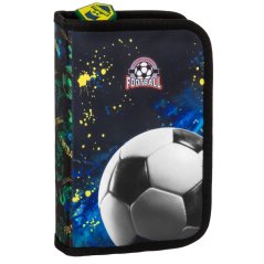 Penál Fotbal jednopatrový s výbavou 20×13×4 cm