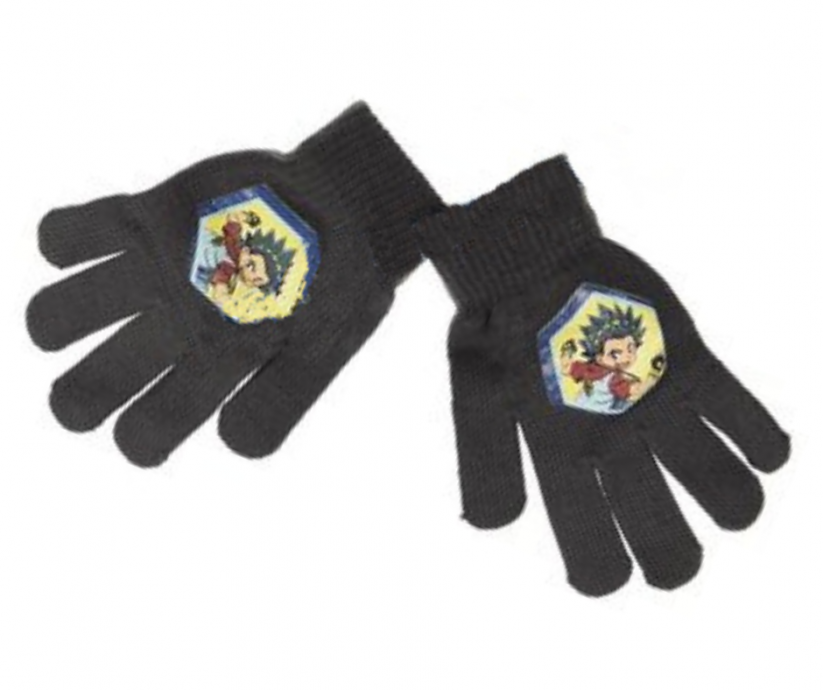 Chlapecké rukavice černé Beyblade