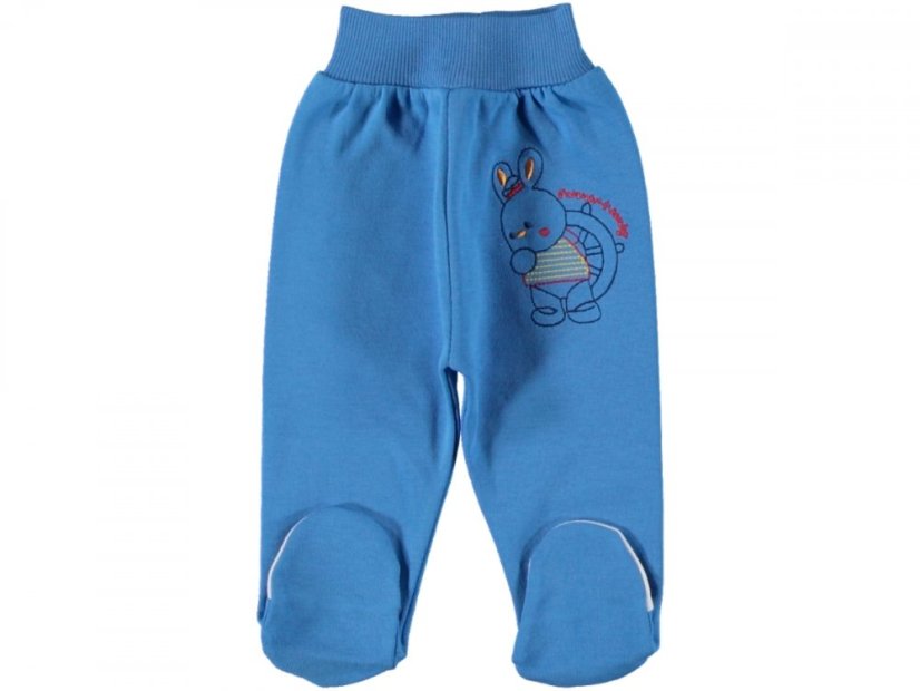 Pantaloni con piedini per neonato Bunny 80