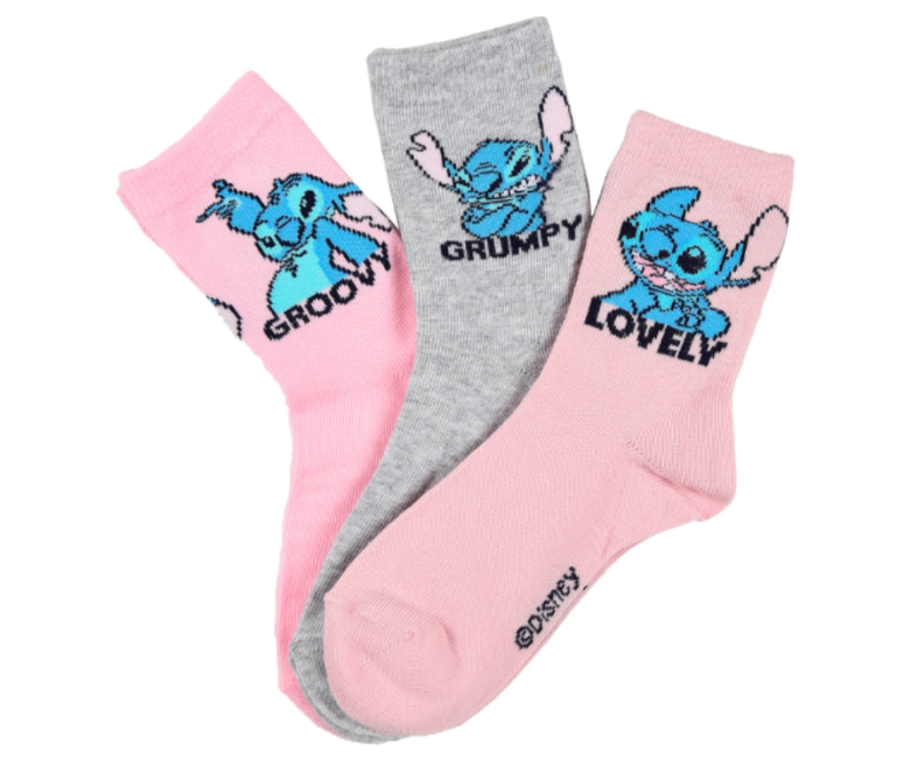 Ponožky Lilo & Stitch 3 pack