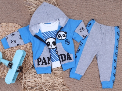3-dílná dětská souprava Panda