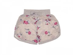 Pantaloni scurti fete Floricele gri