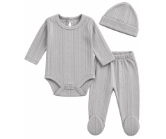 Set 3 pezzi per neonati Mom&Dad