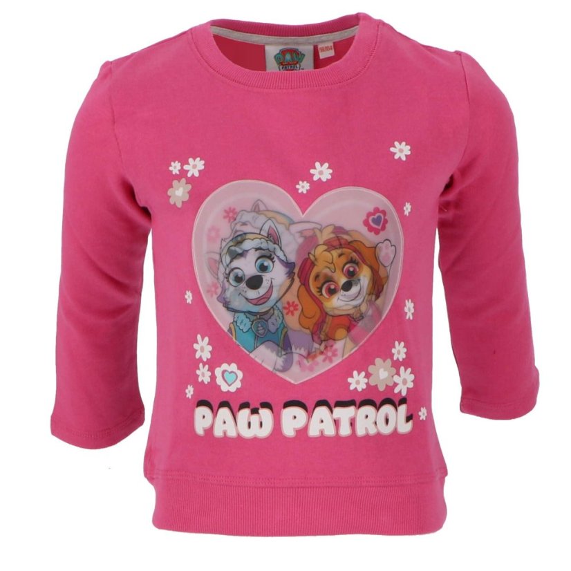 Dětská mikina Paw Patrol růžová
