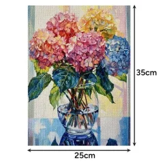 Diamantová malba 5D Kytice 30 × 40 cm