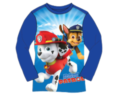 Chlapecké tričko dl. rukáv Paw Patrol modré