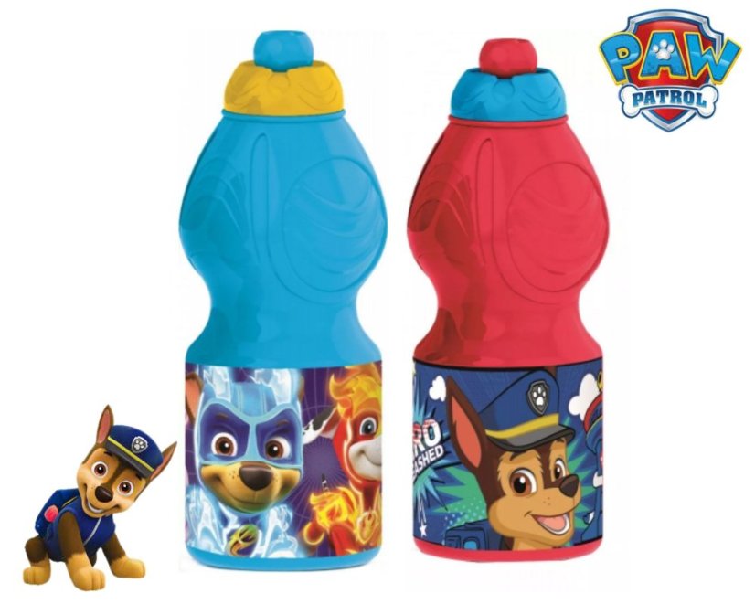 Sticlă din plastic pentru copii Paw patrol 400 ml
