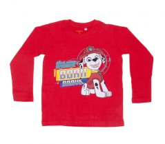 Bluză cu mâneca lungă Paw Patrol rosu