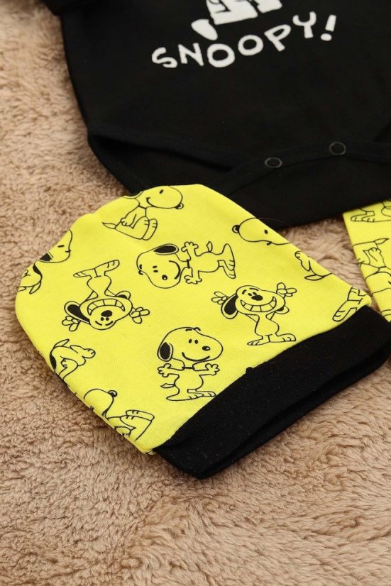 Set 3 pezzi per neonati Snoopy